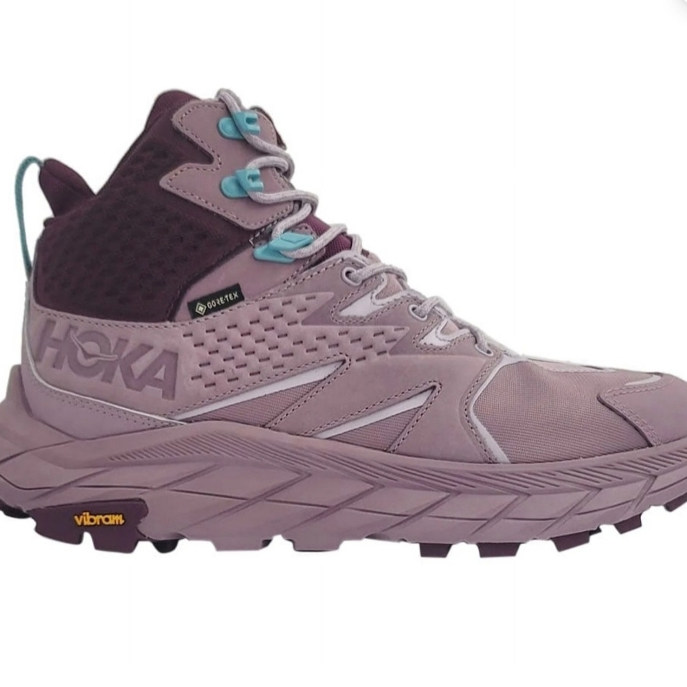 Hoka Women's Lavender and Plum Trail Shoes Size 8B